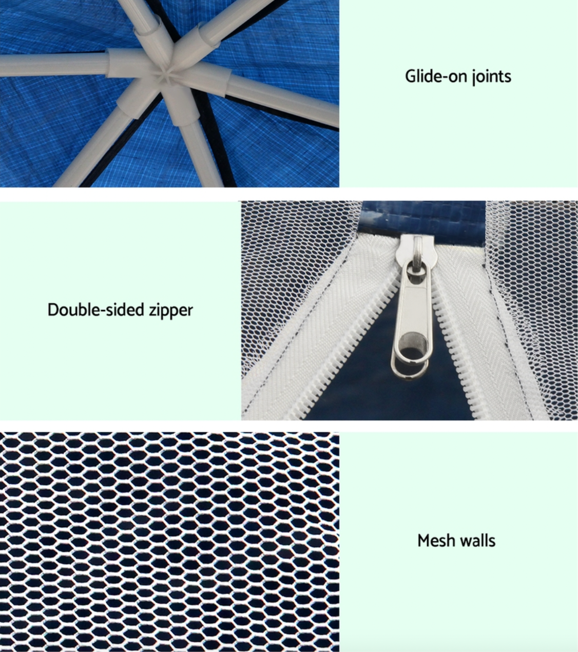 Heavy-duty gazebo frame with cross-support design for stability and strength