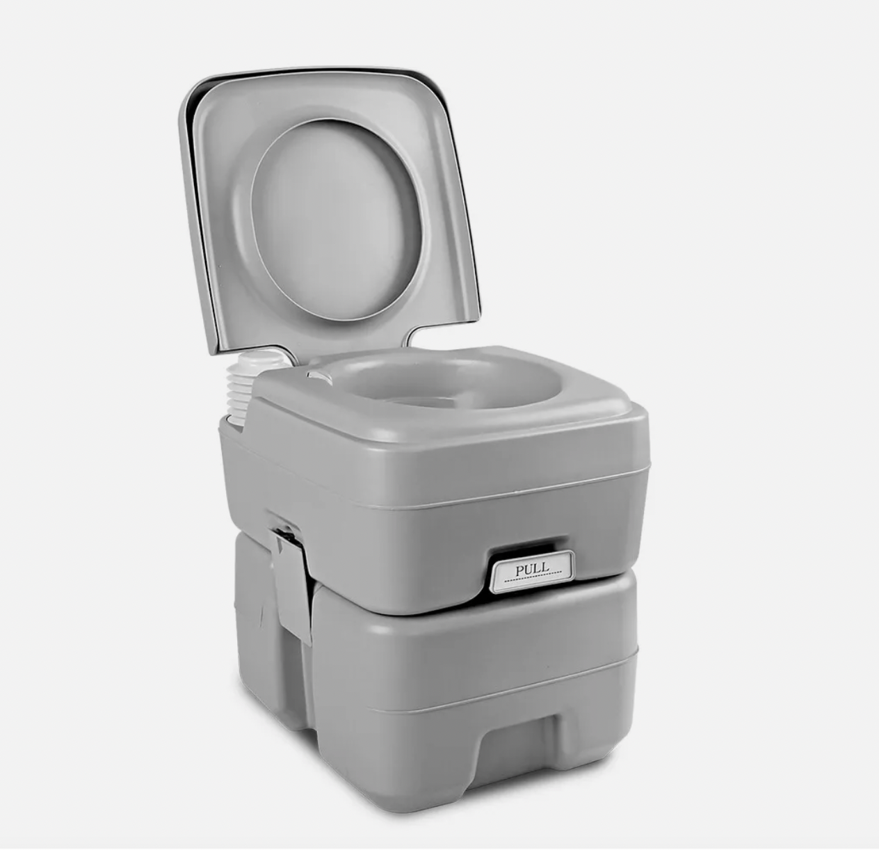 Compact camping toilet with lightweight portable design