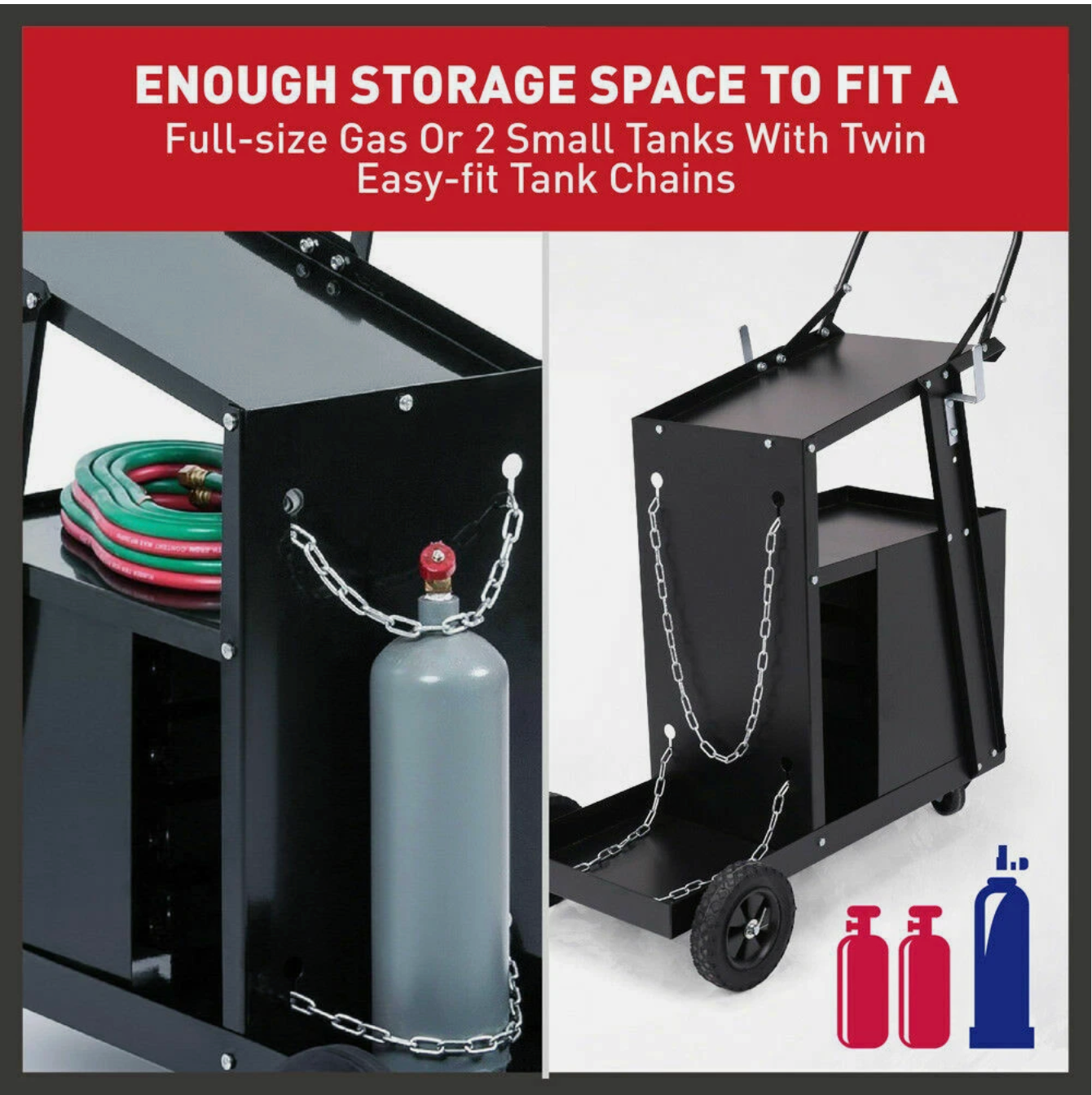 Heavy-Duty Welding Trolley — Organise Your Setup, Move With Ease