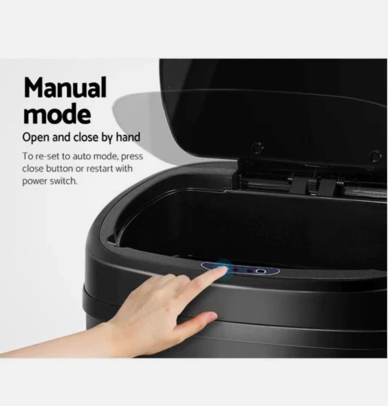 Motion Sensor Bin 58 Lt – Hands-Free, Hygienic, Effortless Clean