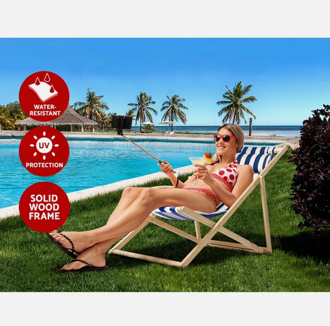 Beach Chair – Relax Anywhere, Adjustable Comfort & Durable Outdoor Design