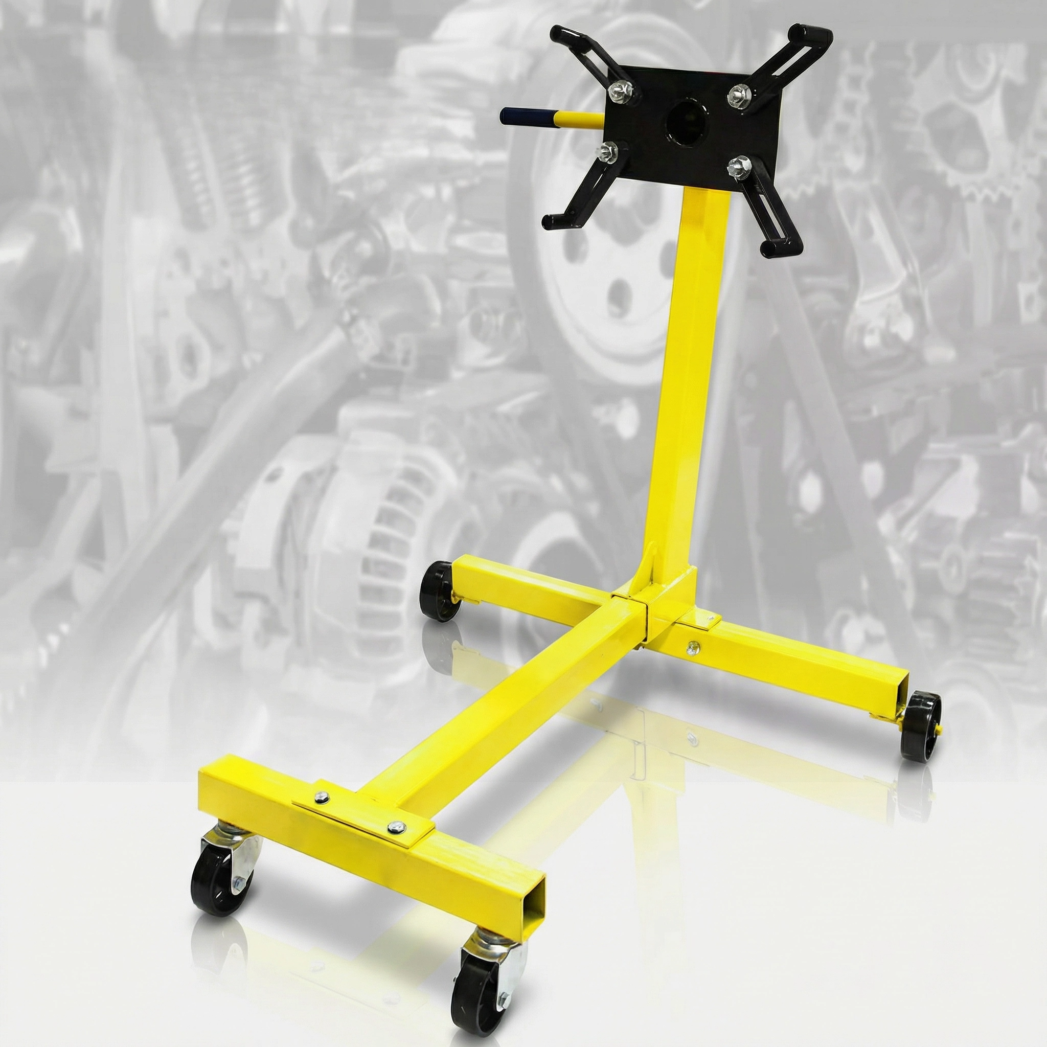 Engine Stand 450kg – Rotate 360°, Secure & Durable