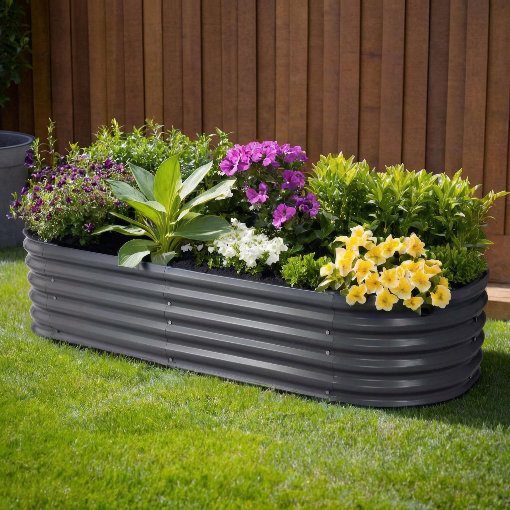 Galvanised Raised Garden Bed – Rustproof Steel, Grow Veggies Easily