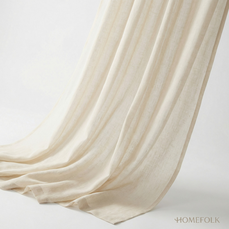 Linen Sheer Curtains - Soft Natural Light, Privacy Maintained
