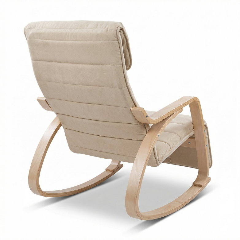 Rocking Armchair - Soothe & Relax, Footrest Included