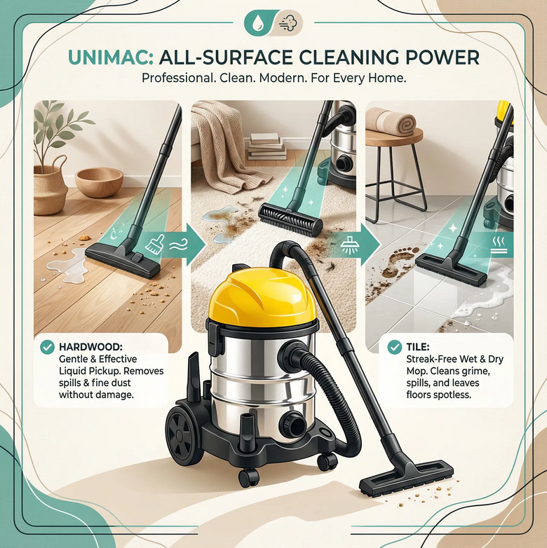 30L Wet/Dry Vacuum – Heavy-Duty Suction, Clean Any Surface