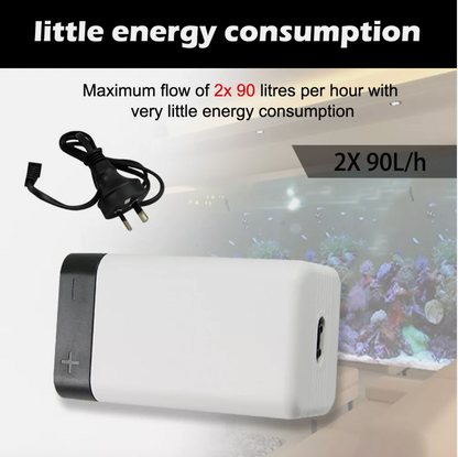 Low energy consumption aquarium air pump for fish tanks