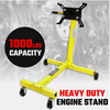 Heavy-duty engine stand with 2000lb capacity and rotating head