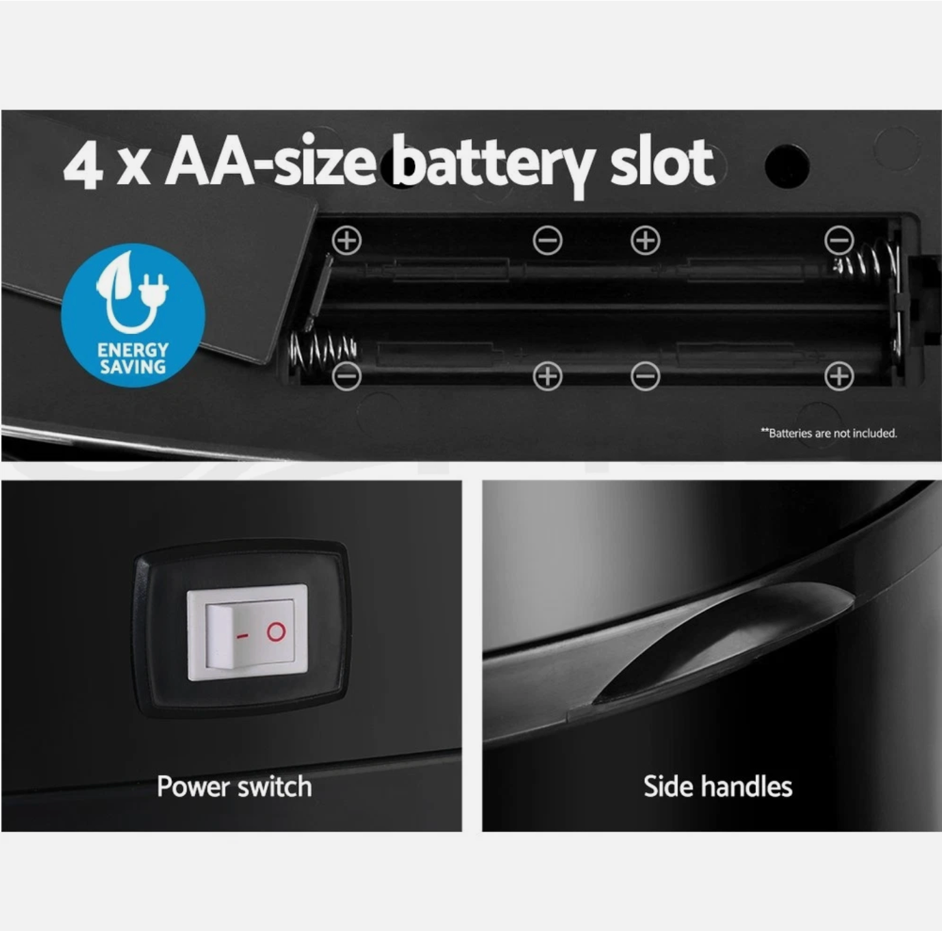 Motion Sensor Bin 58 Lt – Hands-Free, Hygienic, Effortless Clean