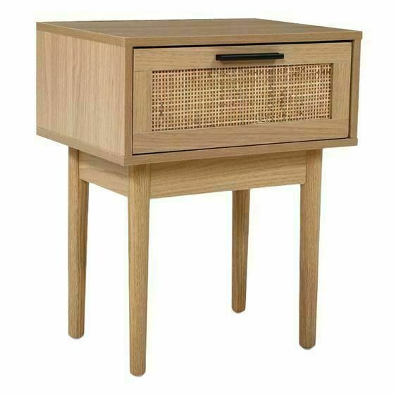 Artiss Rattan Bedside Table  – Modern Coastal Look, Smarter Bedroom Storage