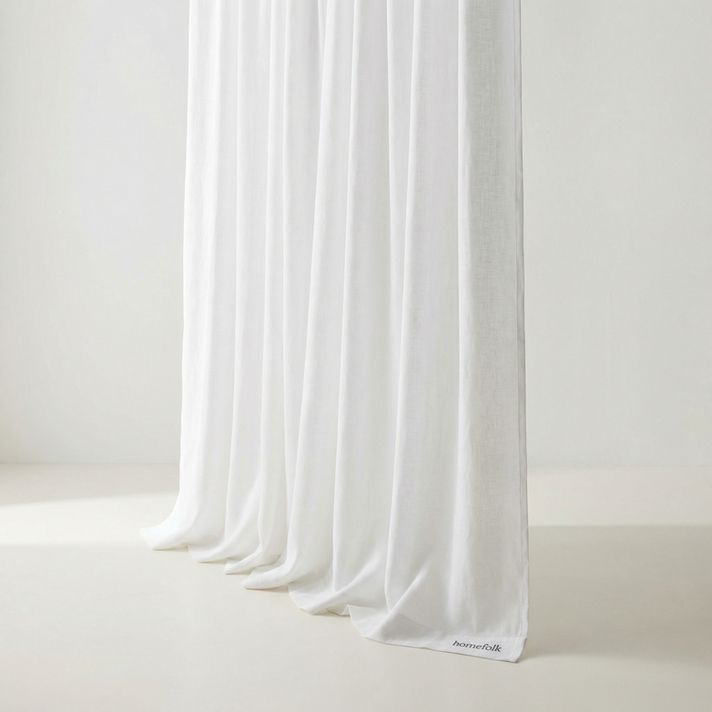 Linen Sheer Curtains - Soft Natural Light, Privacy Maintained