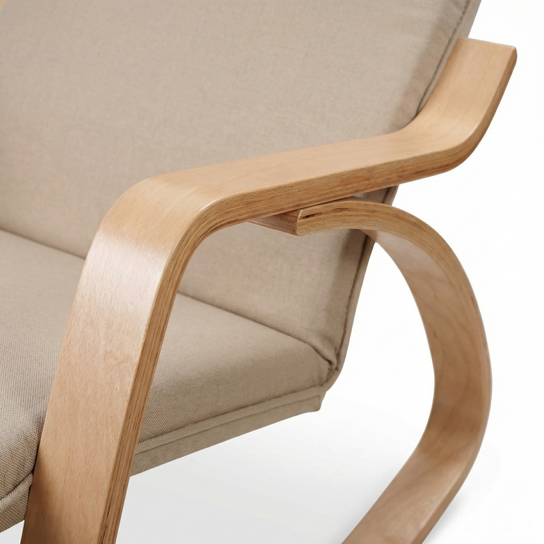 Rocking Armchair - Soothe & Relax, Footrest Included